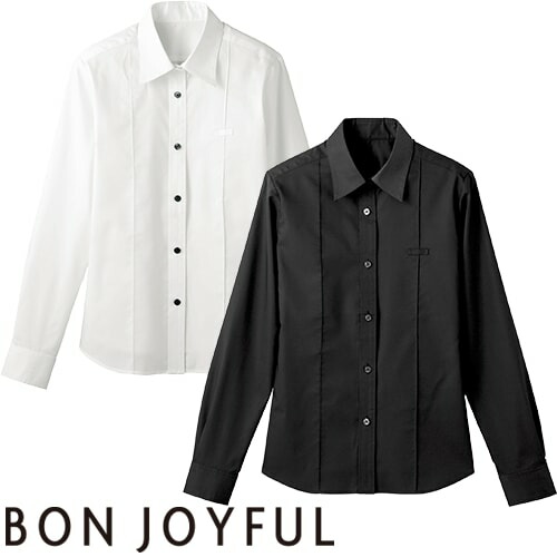 シャツ ワイシャツ レギュラーカラー ボンユニ BONUNI ボストン 長袖シャツ 24214-81、24214-99 飲食店 制服 ユニフォーム レディース レストラン カフェ おしゃれ かわいい 6,110円