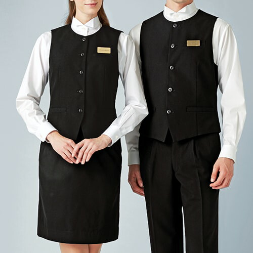 ベスト 制服 ユニフォーム ボンユニ BONUNI ボストン ベスト 15223-99 飲食店 レストラン カフェ バー レディース バーテンダー ホテル おしゃれ かっこいい_2