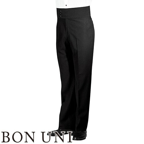 パンツ スラックス ズボン 制服 ユニフォーム ボンユニ BONUNI ボストン ハイウエストスラックス(ノータック) 01160-03 飲食店 メンズ レストラン カフェ おしゃれ かっこいい