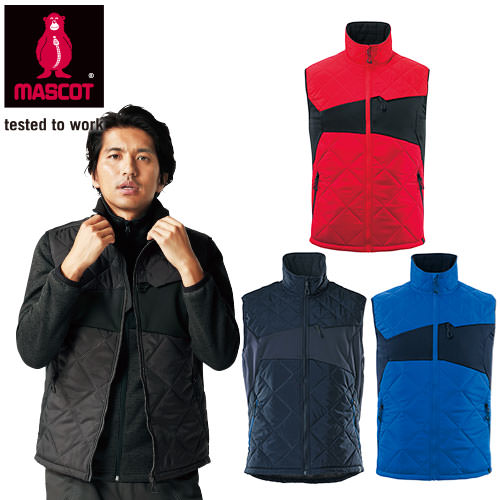 作業服 防寒ベストマスコット MASCOT キルトベスト 18065 作業着 防寒 作業服 反射材 撥水 おすすめ おしゃれ チョッキ 防寒作業着 作業 暖かい 作業ベスト 作業用ベスト 冬 アウトドア キャンプ 釣り つり 通学 通勤 屋外作業 防寒グッ