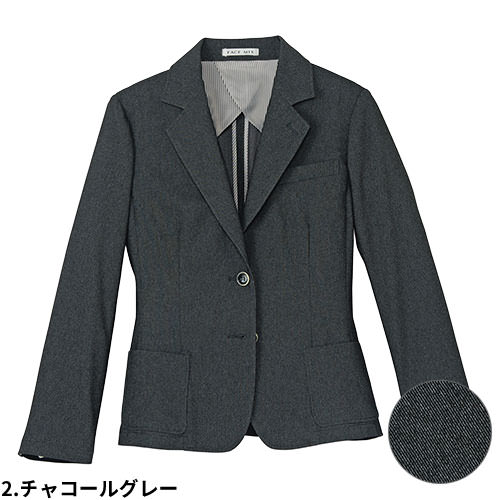 ジャケット スーツ FACEMIX フェイスミックス レディスカジュアルジャケット FJ0311L 制服 ユニフォーム ホテル レストラン ブライダル 飲食店 おしゃれ かわいい かっこいい_8