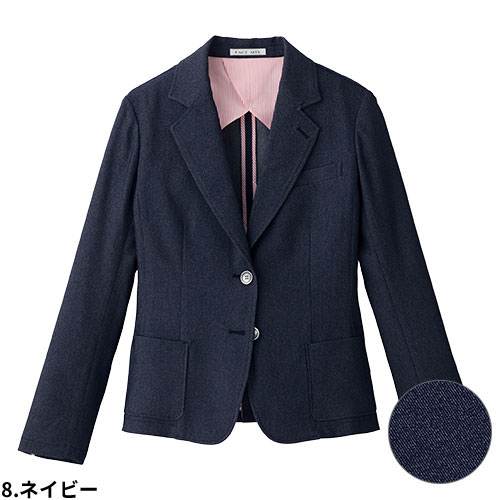 ジャケット スーツ FACEMIX フェイスミックス レディスカジュアルジャケット FJ0311L 制服 ユニフォーム ホテル レストラン ブライダル 飲食店 おしゃれ かわいい かっこいい_9