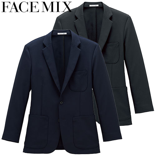 ジャケット 制服 ユニフォーム スーツ FACEMIX フェイスミックス 袖丈調節らくらくジャケット FJ0713U 飲食店 フォーマル メンズ ホテル レストラン ブライダル おしゃれ かっこいい