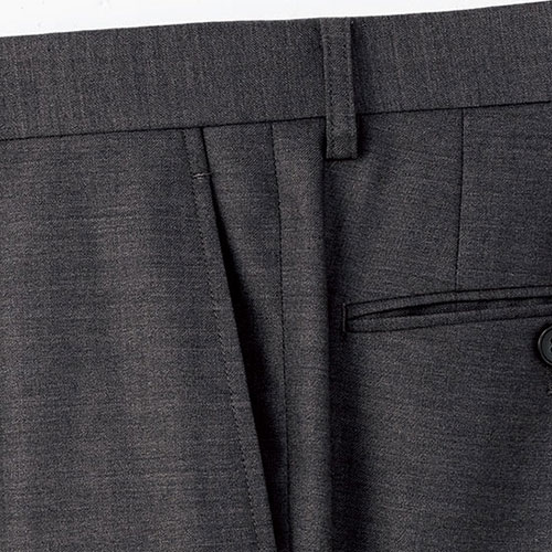 パンツ スラックス ズボン 制服 ユニフォーム FACEMIX フェイスミックス メンズスリムストレッチパンツ（無地） FP6015M 飲食店 メンズ レストラン カフェ おしゃれ かっこいい_4