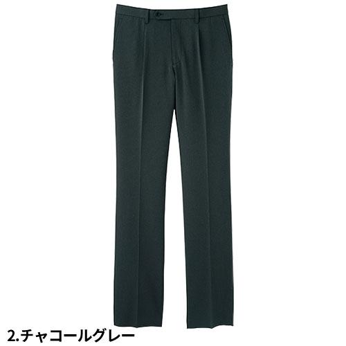パンツ スラックス ズボン 制服 ユニフォーム FACEMIX フェイスミックス メンズレギュラーワンタックストレッチパンツ（ストライプ） FP6018M 飲食店 メンズ レストラン カフェ おしゃれ かっこいい_4