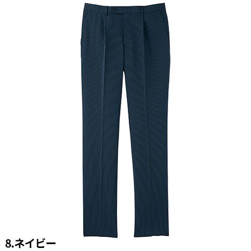 パンツ スラックス ズボン 制服 ユニフォーム FACEMIX フェイスミックス メンズレギュラーワンタックストレッチパンツ（ストライプ） FP6018M 飲食店 メンズ レストラン カフェ おしゃれ かっこいい_5