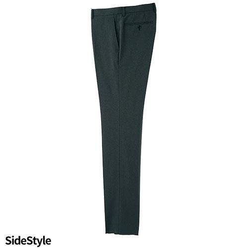 パンツ スラックス ズボン 制服 ユニフォーム FACEMIX フェイスミックス メンズスリムノータックストレッチパンツ（ストライプ） FP6019M 飲食店 メンズ レストラン カフェ おしゃれ かっこいい_2