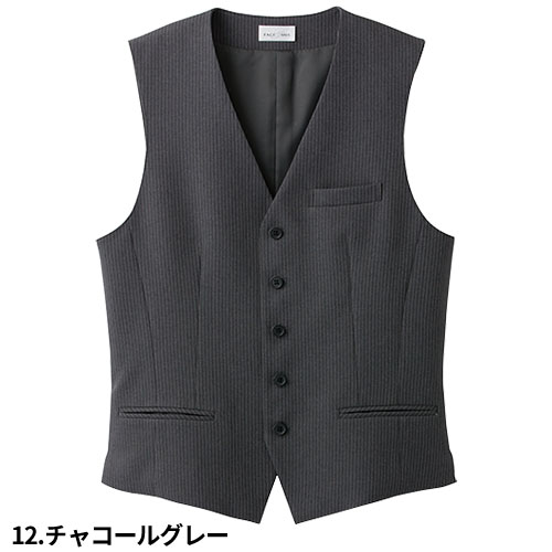 ベスト 制服 ユニフォーム FACEMIX フェイスミックス メンズベスト FV1001M 飲食店 レストラン カフェ バー メンズ バーテンダー ホテル おしゃれ かっこいい_3