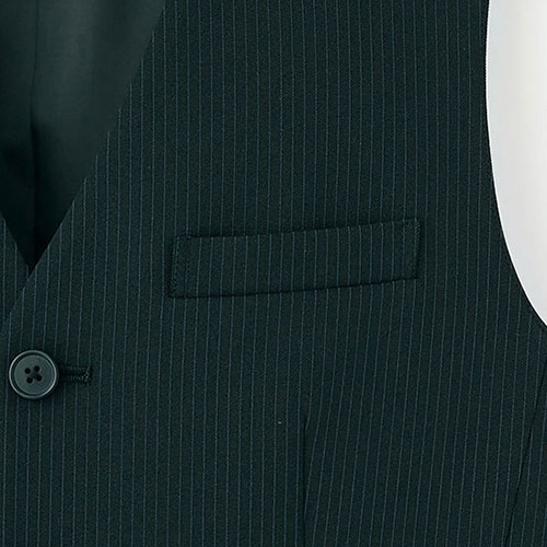 ベスト 制服 ユニフォーム FACEMIX フェイスミックス メンズストレッチベスト（ストライプ） FV1008M 飲食店 レストラン カフェ バー メンズ バーテンダー ホテル おしゃれ かっこいい_2