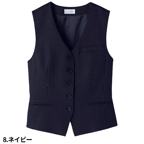 ベスト 制服 ユニフォーム FACEMIX フェイスミックス レディスベスト FV1301L 飲食店 レストラン カフェ バー レディース バーテンダー ホテル おしゃれ かっこいい_5