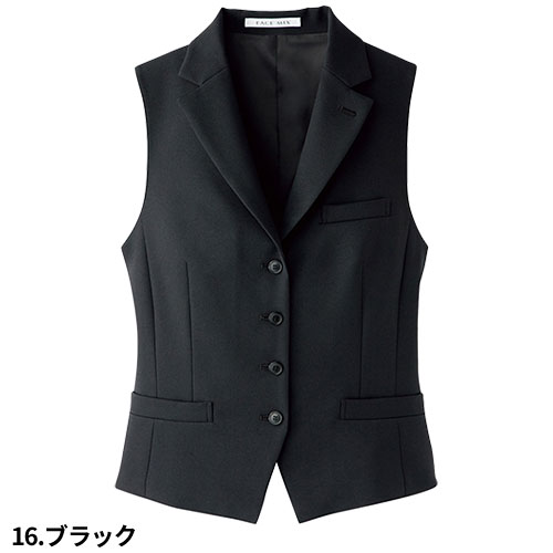 ベスト 制服 ユニフォーム FACEMIX フェイスミックス レディス衿付ベスト FV1303L 飲食店 レストラン カフェ バー ラウンジ レディース ホテル ブライダル ソムリエ おしゃれ かっこいい_9