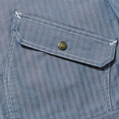 作業服 ブルゾン Lee メンズジップアップジャケット LWB06001 作業着 通年 秋冬 デニム おしゃれ シンプル スタイリッシュ_7