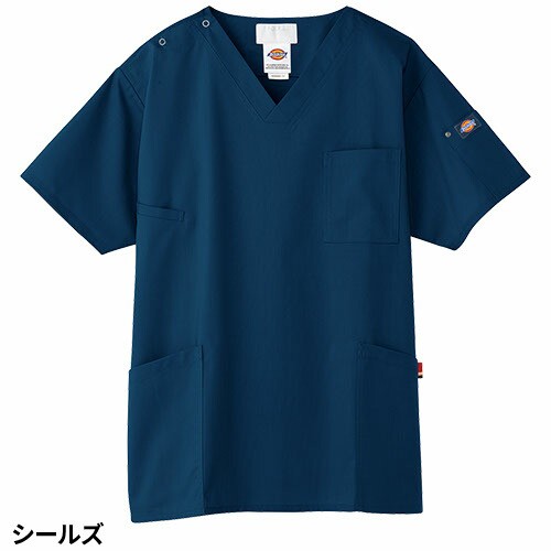 スクラブ 白衣 メンズ レディース 男女兼用 ユニセックス ディッキーズ Dickies スクラブ 7033SC-2、7033SC-3、7033SC-4、7033SC-5、7033SC-7、7033SC-9、7033SC-10、7033SC-14、7033の通販は