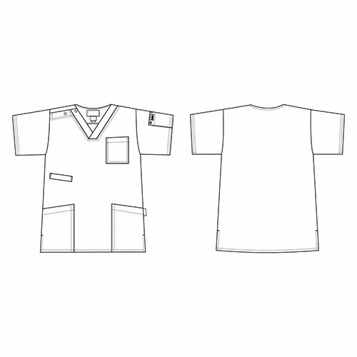 スクラブ 白衣 メンズ レディース 男女兼用 ユニセックス ディッキーズ Dickies スクラブ 7033SC-2、7033SC-3、7033SC-4、7033SC-5、7033SC-7、7033SC-9、7033SC-10、7033SC-14、7033の通販は