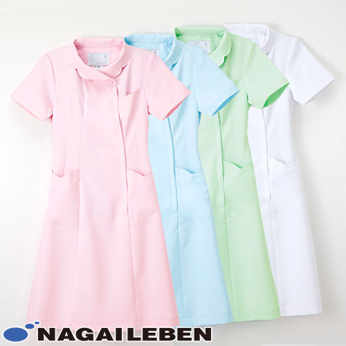 ワンピース 医療用 看護師 ナース ナース服 ナースウェア ナガイレーベン ワンピース FY-4587 かわいい クリニック エステ サロン おしゃれ かわいい