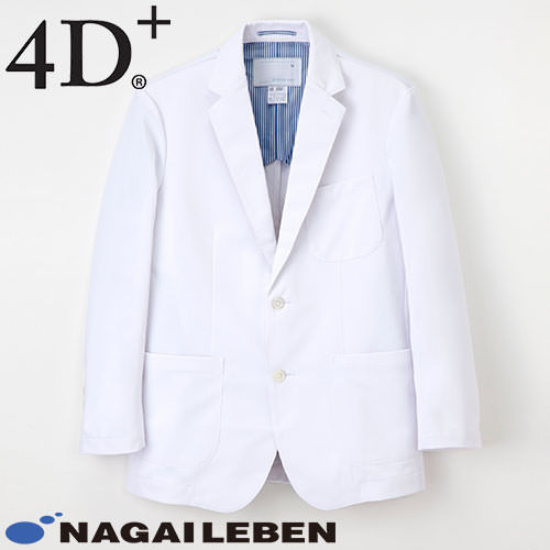ケーシー 白衣 ジャケット メンズ 男性用 ナガイレーベン 男子テーラードジャケット SD-3080 医療 制服 ユニフォーム 医者 医師 看護師 ナース 病院 横掛 おしゃれ かっこいい 動きやすい