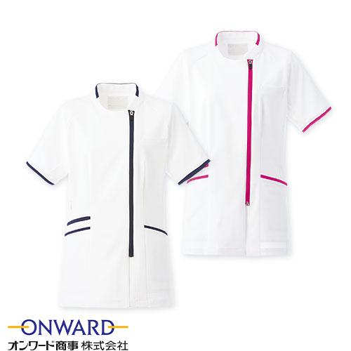 スクラブ 白衣 レディース 女性用 ラフィーリア オンワード サイドファスナースクラブ HS-8052、HS-8053 医療 制服 ユニフォーム 医者 医師 看護師 ナース 病院 おしゃれ かわいい 可愛いの通販は 6,710円
