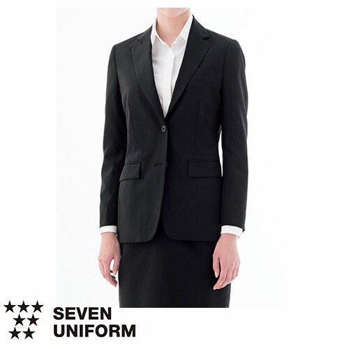 ジャケット 制服 ユニフォーム スーツ セブンユニフォーム ジャケット(2つボタン)[女] DD2750-9 飲食店 フォーマル レディース ホテル レストラン ブライダル おしゃれ かっこいい