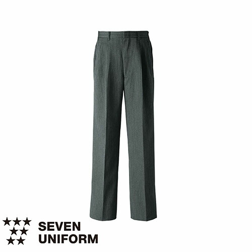 パンツ スラックス ズボン 制服 ユニフォーム セブンユニフォーム ツータックスラックス 股下フリー[男] DL2906-7 飲食店 メンズ レストラン カフェ おしゃれ かっこいい