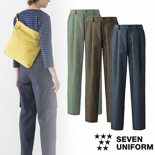 パンツ スラックス ズボン 制服 ユニフォーム セブンユニフォーム パンツ[兼用] DL2959-1、DL2959-6、DL2959-7 飲食店 メンズ レディース レストラン カフェ おしゃれ かっこいいの通販は