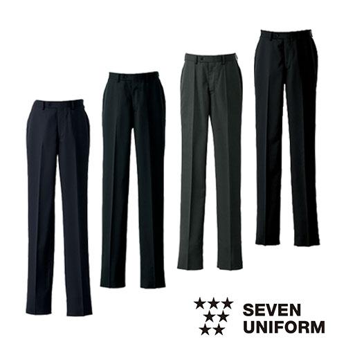 パンツ スラックス ズボン 制服 ユニフォーム セブンユニフォーム パンツ 股下フリー[男] DL2990-1、DL2990-7、DL2990-8、DL2990-9 飲食店 メンズ レストラン カフェ おしゃれ かっこいい