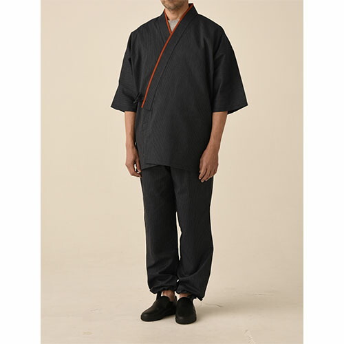 作務衣 和風 甚平 じんべい セブンユニフォーム 作務衣上衣[兼用