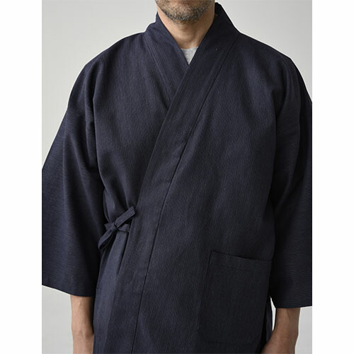 作務衣 和風 甚平 じんべい セブンユニフォーム 作務衣上衣[男] EC3111-2 飲食店 制服 ユニフォーム 居酒屋 旅館 和食店 蕎麦屋 割烹 おしゃれ かわいい かっこいい_5