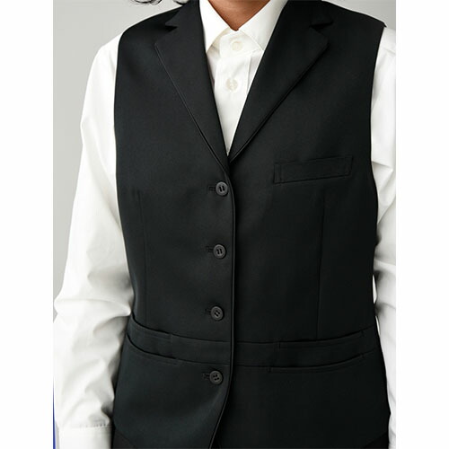 ベスト 制服 ユニフォーム セブンユニフォーム ベスト[女] CJ4313-9 飲食店 レストラン カフェ バー ラウンジ レディース ホテル ブライダル ソムリエ おしゃれ かっこいい_6