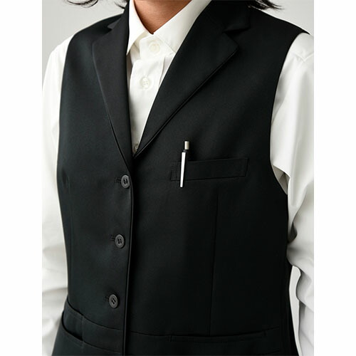 ベスト 制服 ユニフォーム セブンユニフォーム ベスト[女] CJ4313-9 飲食店 レストラン カフェ バー ラウンジ レディース ホテル ブライダル ソムリエ おしゃれ かっこいい_9