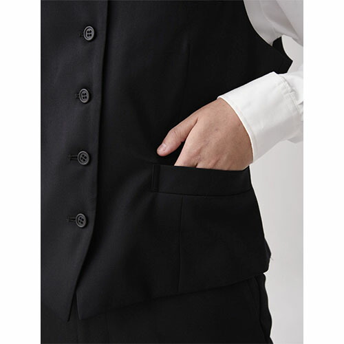 ベスト 制服 ユニフォーム セブンユニフォーム ベスト[女] CJ4320-9 飲食店 レストラン カフェ バー ラウンジ レディース ホテル ブライダル ソムリエ おしゃれ かっこいい_6