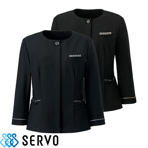 シャツ ブラウス 事務服 医療事務 制服 ユニフォーム サーヴォ Servo 七分袖オーバーブラウス GOBL-2505 おしゃれ かわいい 病院