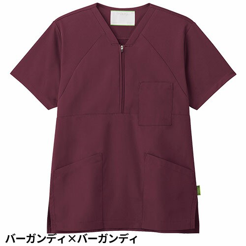 スクラブ 白衣 メンズ レディース 男女兼用 ユニセックス FOLK フォーク ジップアップスクラブスクラブ 7092SC-7、7092SC-16、7092SC-17 医療 制服 ユニフォーム 医者 医師 看護師 ナース 病院 おしゃれ かわいい 可愛い の通販は