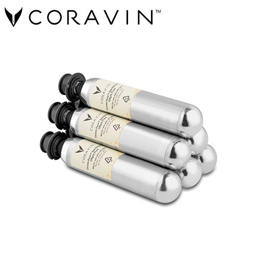 ワインセーバー CORAVIN コラヴァンスパークリング用炭酸ガスカプセル6個セット CRV412030 ストッパー