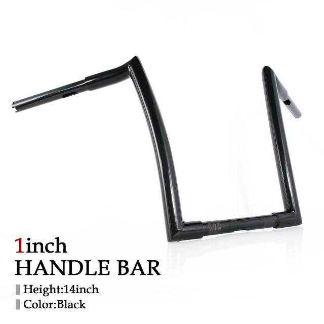1インチ ハンドル バー Zバー 14インチ インチバー エイプバー