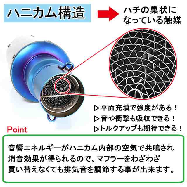 インナーサイレンサー 60mm 消音 触媒型 ステンレス バッフル 差込用 汎用 バイク Aタイプ オートバイ マフラー カスタム パーツ 交換  補の通販はau PAY マーケット - バイクパーツショップ ライズコーポレーション | au PAY マーケット－通販サイト