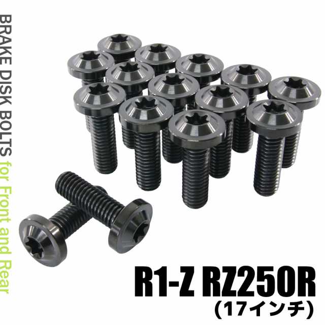 チタンボルト ヤマハ R1-Z RZ250R 17インチ専用 ブレーキディスク