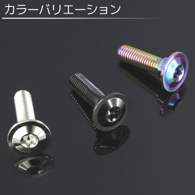 チタンボルト カワサキ ZRX400 ZRX400 2専用 ブレーキディスクボルト 前後セット フロント リア 15本セット M8×30 P1.25 焼き色 カスタム_4