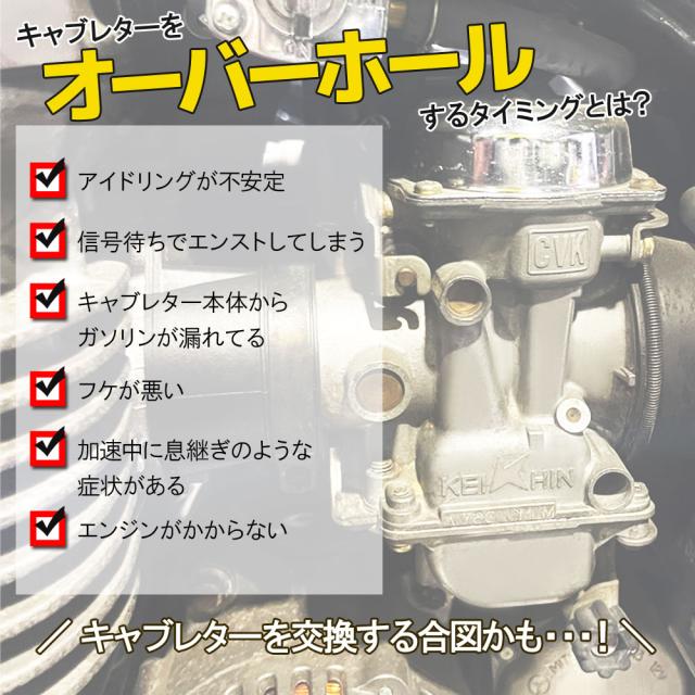 ジェイド250 CB250F MC23 キャブレター リペアキット 燃調キット ジェイド250 CB250F MC23 キャブレター リペアキット 燃調キット