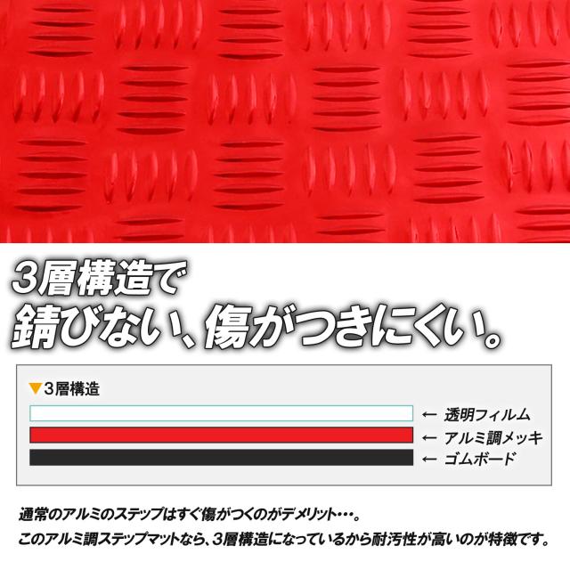 アルミ調 ステップマット スズキ スカイウェイブ250 S/リミテッド/M/SS 