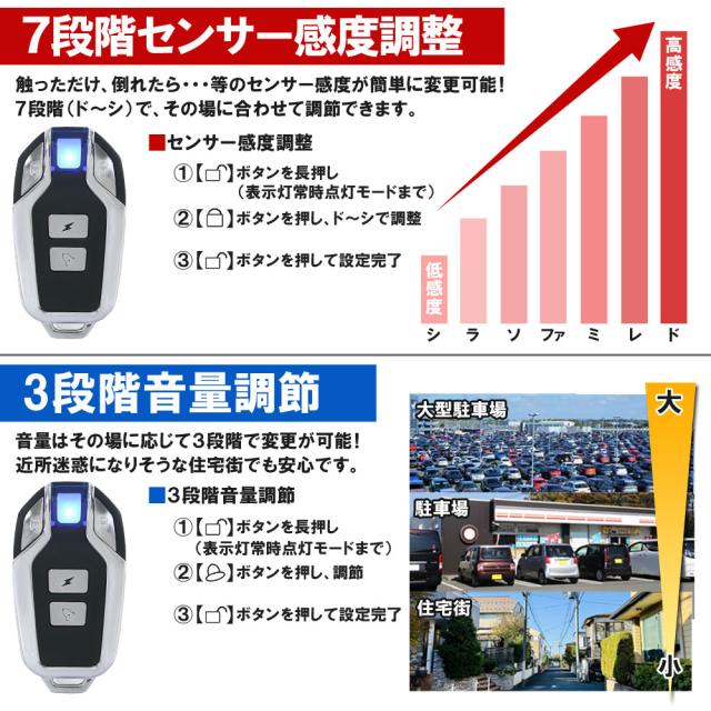 2024年 最新版】 日本語説明書付 セキュリティアラーム 2台