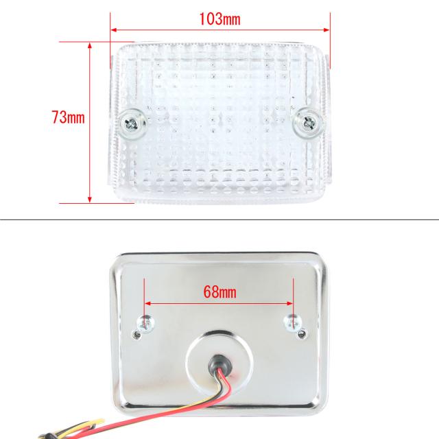 ヤマハ RZ250 4L30 RZ350 4U00 LED テールライト クリアレンズ 純正