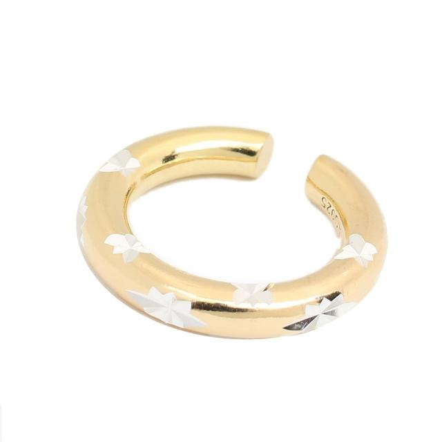 [即日発送]サスキアディツ レディース イヤーカフ イヤリング/SASKIA DIEZ BOLD EARCUFF NO3 STAR リング スター彫刻 イヤーカフ イヤリの通販は