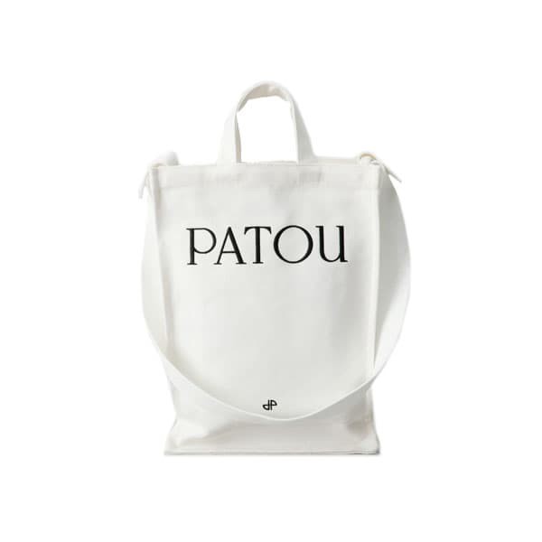 パトゥ レディース トートバッグ ショルダーバッグ ハンドバッグ/PATOU VERTICAL PATOU TOTE ロゴ 2WAY 斜めがけ トートバッグ ショルダ