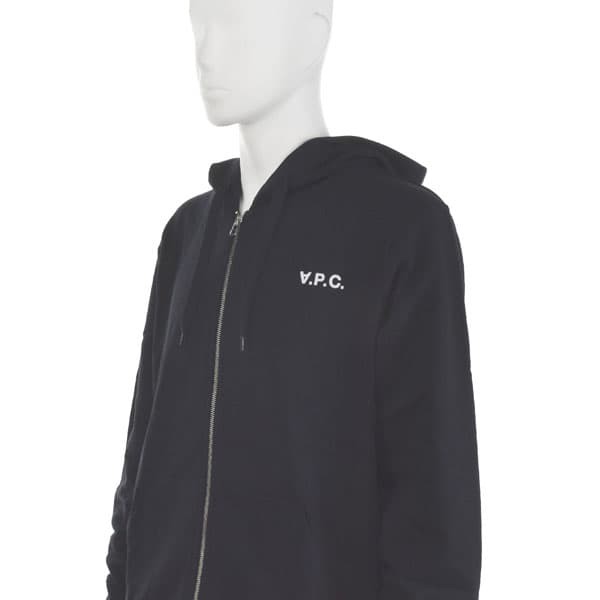 アーペーセー メンズ パーカーLサイズ/APC HOODIE QUENTIN 長袖 ジップ ...