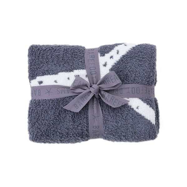 ベアフットドリームズ おくるみ兼用ブランケット 毛布 寝具/BAREFOOT DREAMS COZYCHIC STARFISH BABY BLANKET ヒトデ ストライプ やわら