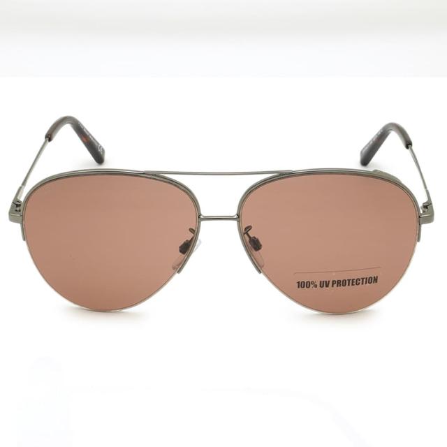 [即日発送]バリー メンズ サングラス/BALLY UVカット ティアドロップ型 ナス型 サングラス ブラウン/ガンメタル 送料無料/込 ホワイトデーの通販は