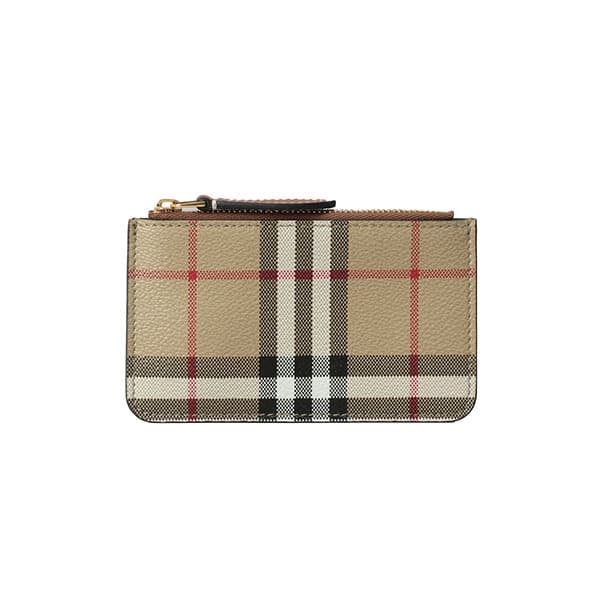 バーバリー レディース&メンズ コインケース 小銭入れ/BURBERRY LS KELBROOK DFC チェック柄 コインケース 小銭入れ ベージュ系 送料無料/込 ホワイトデーの通販は