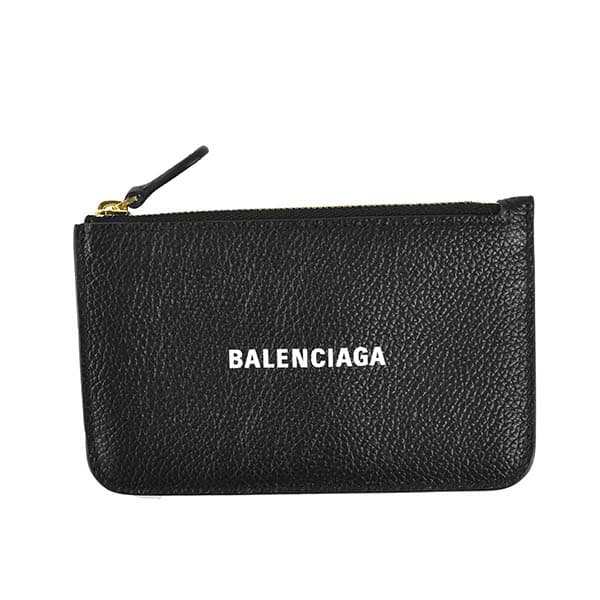 バレンシアガ メンズ&レディース コインケース パスケース カードケース/BALENCIAGA CASH L CO & CA H ENL レザー ロゴ シンプル コインの通販は 47,053円
