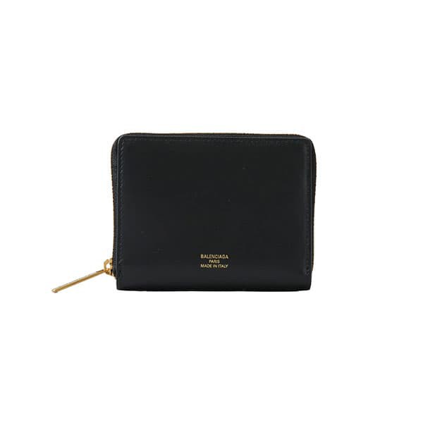 バレンシアガ レディース&メンズ コインケース 小銭入れ/BALENCIAGA ENVELOPE COIN PURSE レザー ロゴ ラウンドファスナー コインケース の通販は