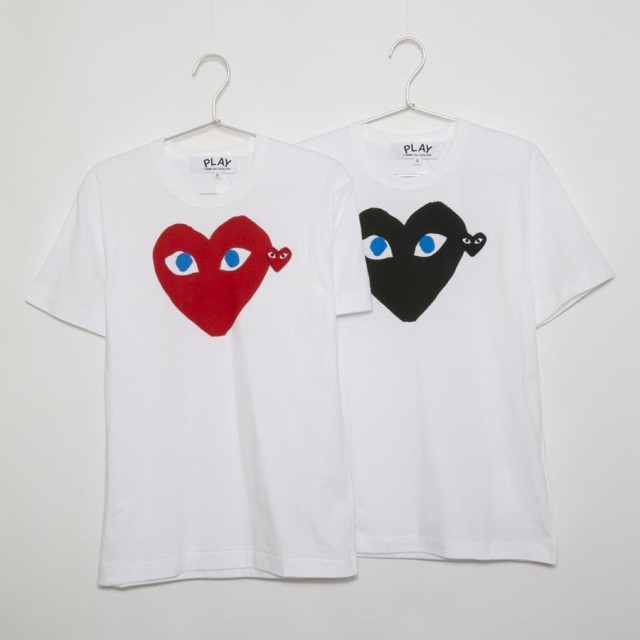 コムデギャルソン メンズ Tシャツ カットソーxlサイズ Comme Des Garcons Play Red Double Heart S S Tee 半袖 クルーネック ハート Tシの通販はau Pay マーケット ブランドショップvolume8